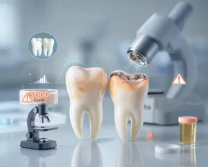 مقایسه سایش دندان سوپر برلیان و ایوکلار