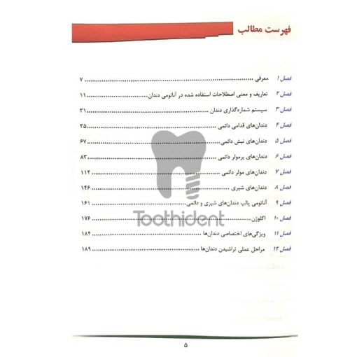 فهرست-شناخت-آناتومی-و-مورفولوژی-دندان