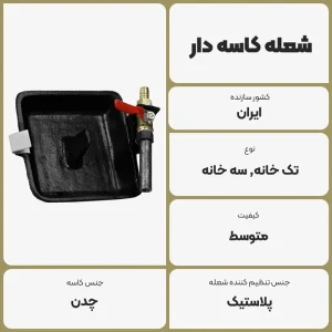 عکس توضیحات شعله کاسه دار