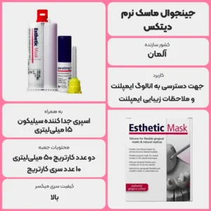 عکس توضیحات جینجیوال ماسک نرم دیتکس Detax
