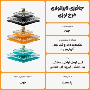 عکس توضیحات جافرزی لابراتواری طرح لوزی