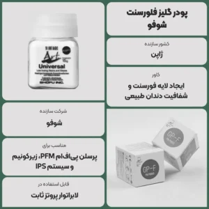 عکس توضیحات پودر گلیز فلورسنت شوفو