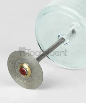 دیسک برش زیرکونیا سینتر شده از نمای بغل