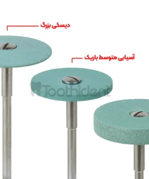سنگ تراش زیرکونیا NHT - سبز عکس گالری 4