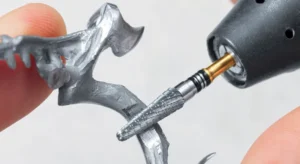 کاربرد کیت فرز کارباید SHAX کومت Komet برای آلیاژهای غیر قیمتی در لابراتوار دندانسازی
