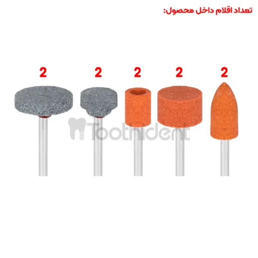 اقلام فرز انگشتی 228 پارچه (دو موتوره) سیلور GT-RT228 1