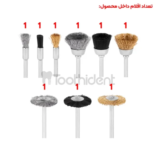 اقلام فرز انگشتی 228 پارچه (دو موتوره) سیلور GT-RT228 2