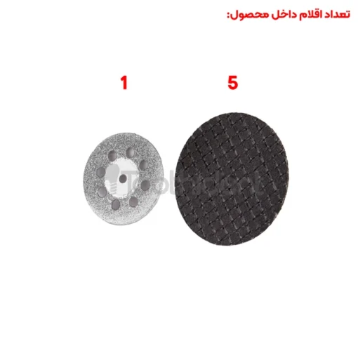 اقلام فرز انگشتی 228 پارچه (دو موتوره) سیلور GT-RT228 7