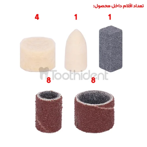 فرز انگشتی 172 پارچه سیلور Silver GT-RT 172 - Image 10