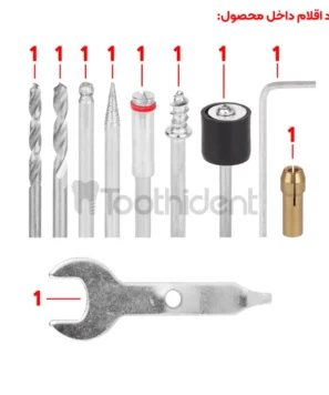 اقلام فرز انگشتی 41 پارچه کیفی سیلور GT-RT41 2