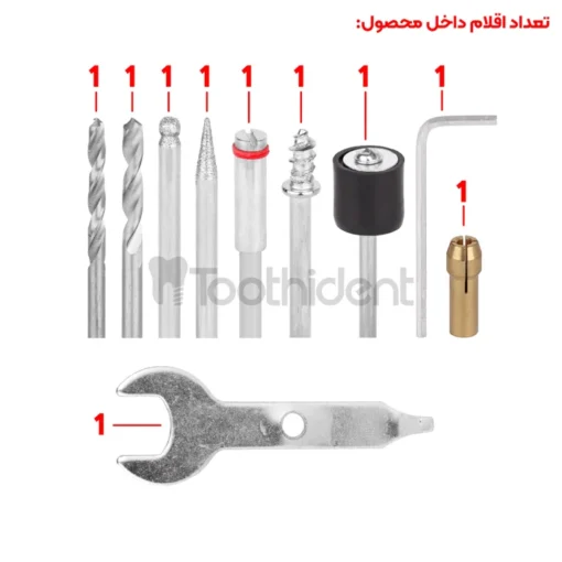 اقلام فرز انگشتی 41 پارچه کیفی سیلور GT-RT41 2